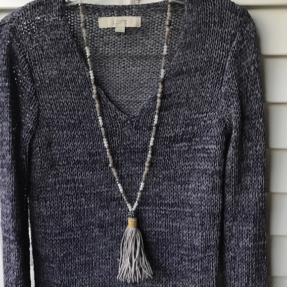 ANN TAYLOR LOFT OpenWeave Sweater EUC! - Picture 7 of 7